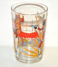 Ancien Verre à moutarde BIOMAN 10 cm TOEI vintage Amora 1986
