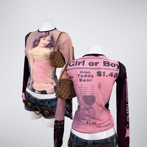 Rare vtg cop - cop, copine