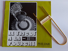 RARE VINTAGE CATALOGUE PHILDAR LE TRICOT A LA FOURCHE