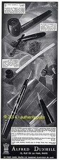 PUBLICITE ALFRED DUNHILL BRIQUET TALLBOY PORTE PLUME PIPE DE 1933 FRENCH AD PUB