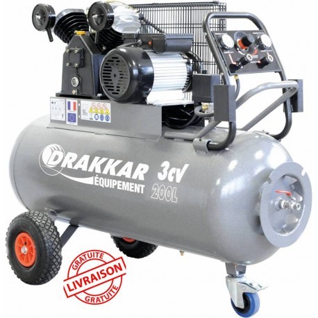 Compresseur air 3cv - d'air, 200