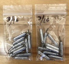 Drop Shot Weight, 3/16, Lead, 20 each