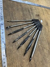 n° 2 OLD TOOL, OUTIL  ANCIEN Lot Mèches A Bois Diamètres 4/5/6/7/8/9/10 .