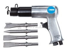 MARTEAU BURINEUR PNEUMATIQUE AVEC 4 CISEAU PISTOLET PERFORATEUR FERVI 0059