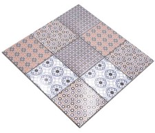 Mosaïque autocollante blanc - autocollante,