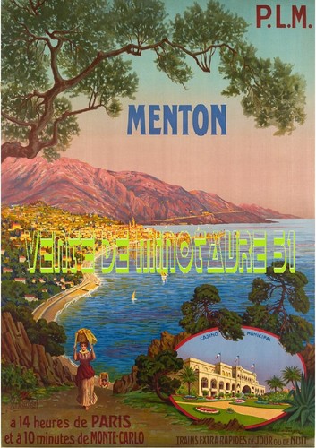 Sncf plm menton 1900 - ,