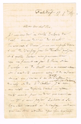 Frohsdorf comte de - le,