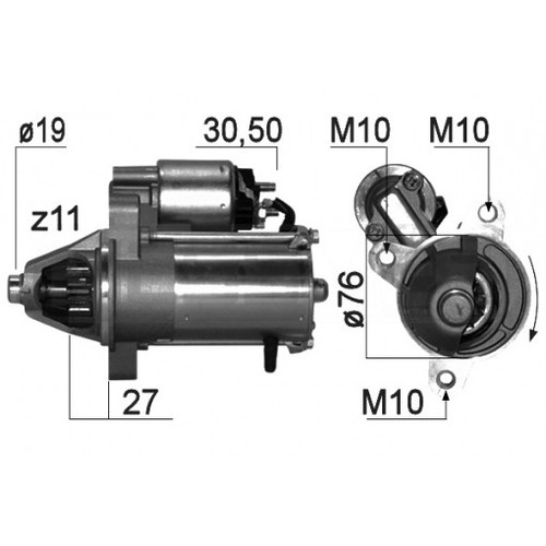 Moteur avancement em702g - moteur, d'avancement