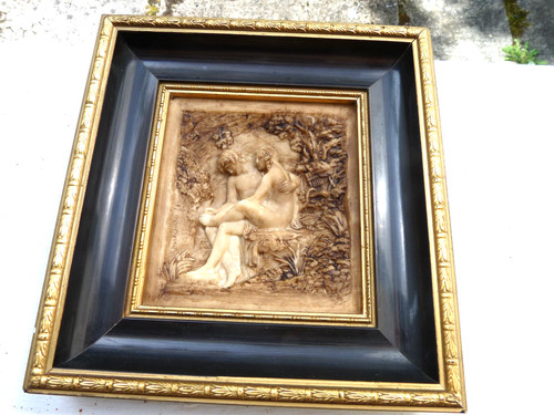 Tableau ancien bas - , relief