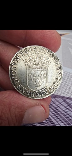 écu argent louis - argent, xiii