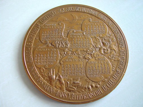 Médaille bronze - 95, mm