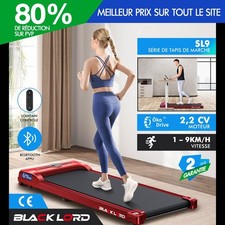 BLACK LORD Tapis de Marche Électrique Maison Bureau Gymnase Fitness Télécommande