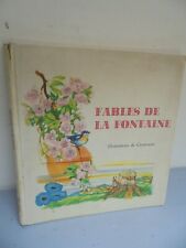 Livre enfant - Fables de la Fontaine - 1960