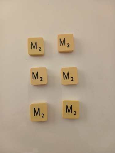 Lot lettres m scrabble - 6,