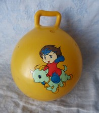 #Jouet de Bazar / De plage# Ancien petit Ballon sauteur (circonférence =69cm)