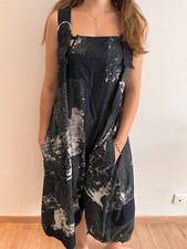 Sublime combinaison longue pantalon sarouel bleu  Marithé et François Girbaud