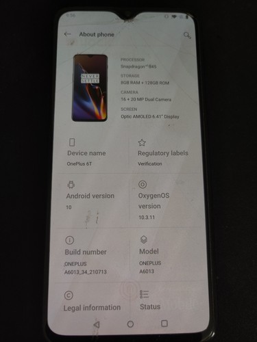 One plus 128gb mirror - one,
