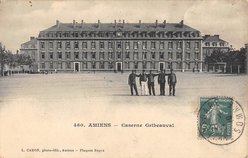 Cpa amiens caserne - 80,