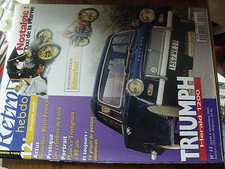µ? Revue Retro Hebdo n°35 Taxi de la Marne Bohmerland 1923 Triumph Herald 1200