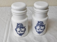 2 Pots à épices en verre