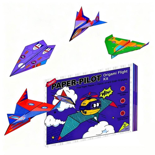 Livre avion papier leven - en,
