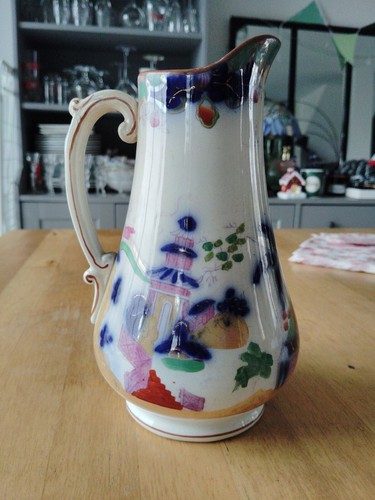Ancien pichet faïence - pichet, en
