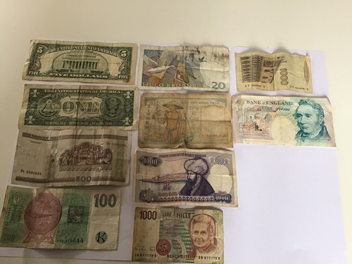Lot billet banque étranger - billet,