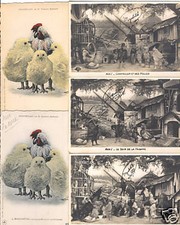 THEATRE CHANTECLER 115 Vintage Postcards pre-1940 (L4184)