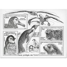 Timbres TAAF Bloc feuillet