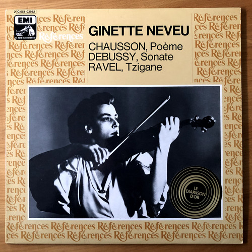 Ginette neveu chausson - neveu, debussy