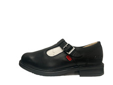 Kickers Lach T-Bar Chaussures En Cuir UK 5 EU 38 Réf M362+