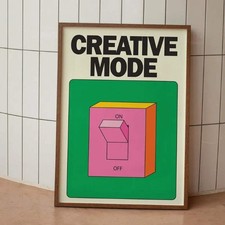 Creative Mode Wall Print