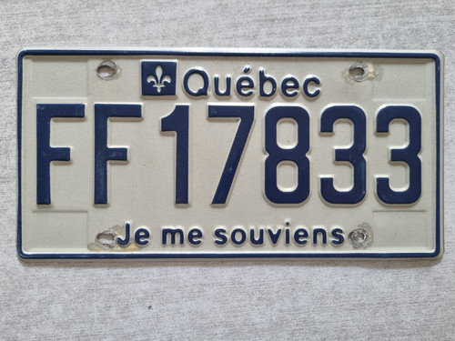 Plaque immatriculation québec - immatriculation,