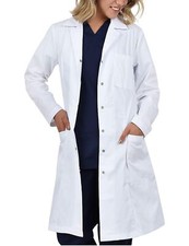 Valeria Blouse Blanche Femme Blouse Blanche Lycée Blouse Chimie avec col À Re...