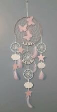 Attrape-rêves rose étoile et