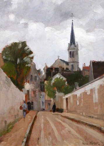 Tableau ancien gabriel deneux - tableau,