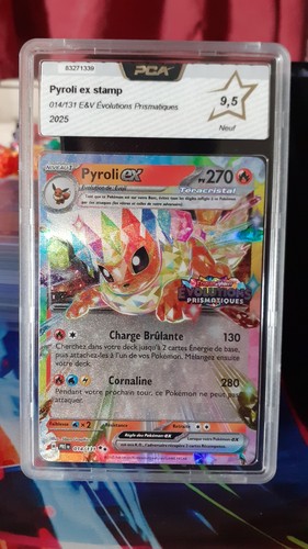 Carte pokémon pyroli stamp - pyroli-ex,