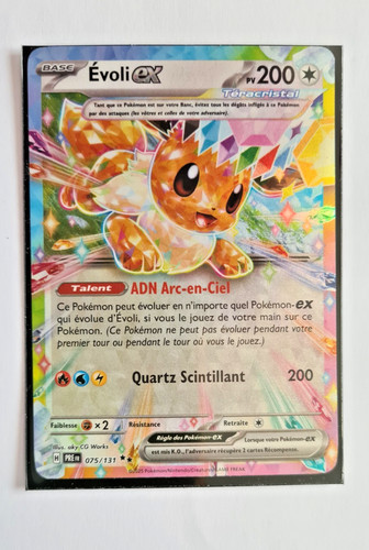 Carte pokémon evoli - carte,
