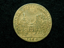 JETON LAITON 27mm LOUIS XIV -