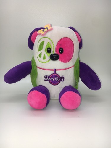 Hard rock plush bear hippie - hard,