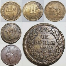 Monnaies Monaco Honoré V Louis 2 Francs Centimes 1924-1947 Choisissez !