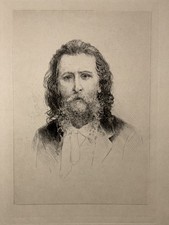 LEON CLADEL Portrait GRAVURE