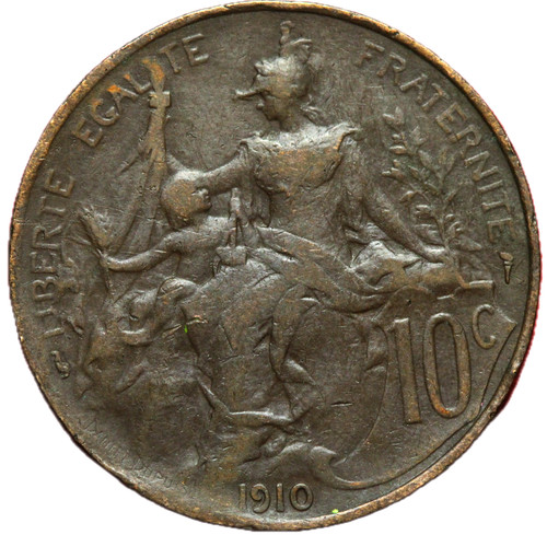 17157 10 centimes - #17157, 1910