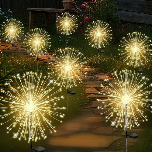 120 led solar firework lights - solar,