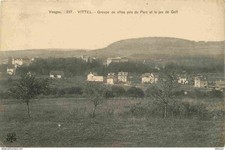 88 - Vittel - Groupe de villas pris du parc et le jeu de golf - CPA - Oblitérati