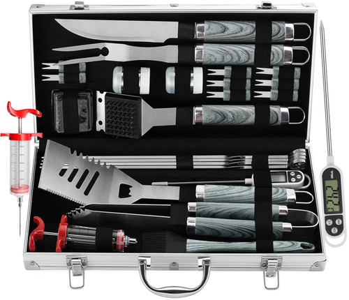 Set herramientas bbq con - 24,