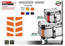 2 Adhésifs Réflecteurs Valises Givi Trekker Top Case 42 58 L VA Cat g4