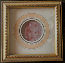 Cadre Doré à gravure -