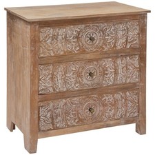 Commode tiroirs bois - commode,