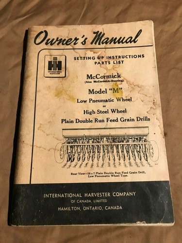 Vintage 1950 mccormick deering - vintage, mccormick-deering